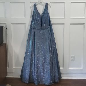 Blue formal dress